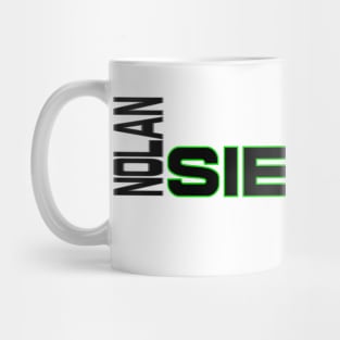 Nolan Siegel black text Mug